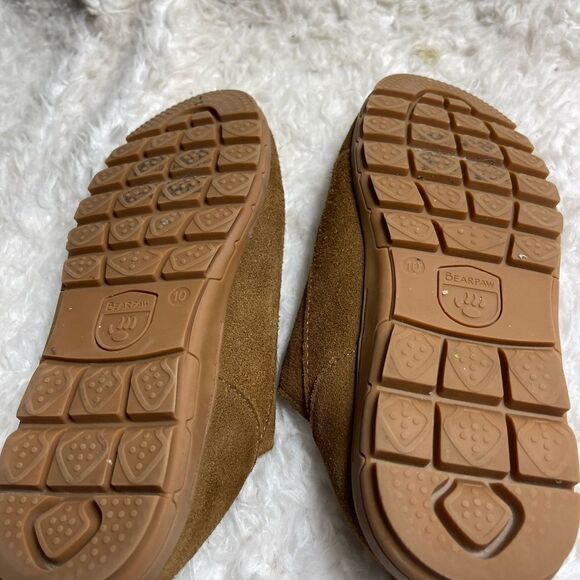 Bear Paw Bruce Men suede slippers wool blend lining sheepskin footbed SZ10 - Picture 8 of 9